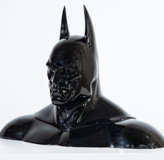 a statue of batman