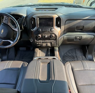 Dirty truck front seat
