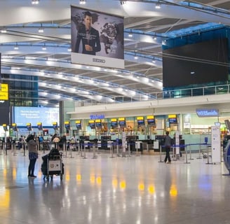 Check in at Heathrow terminal 5