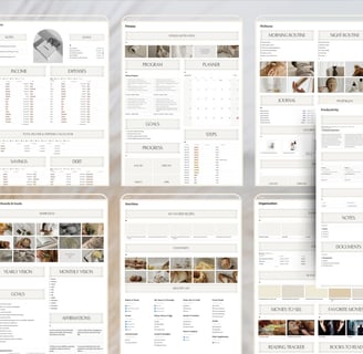 Notion planner 2025-2026, Notion template, dashbord, customize planner