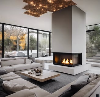 assorted pots on top of white fireplace