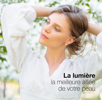 LED lumière peau