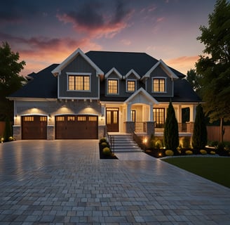 wood tan carriage garage door