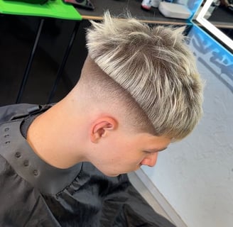 skin fade ant dazytu plauku