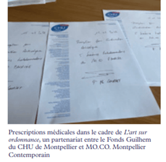 exemple d'ordonnance médicale d'art-thérapie