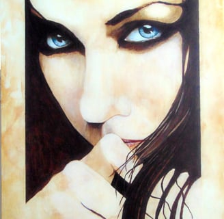 Portrait of rock Icon Amy Lee