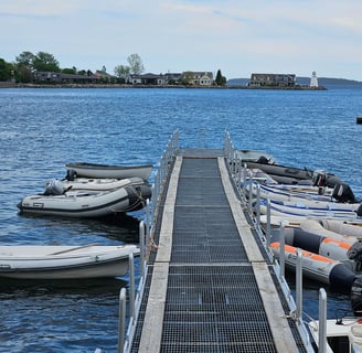 wharf Saint Andrews by the sea New Brunswick.