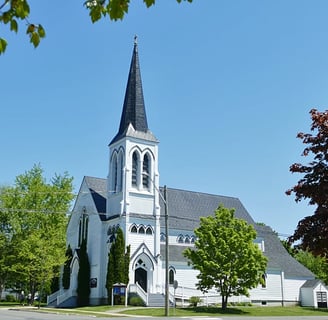church in Saint Andrews by the sea New Brunswick.