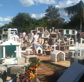 cimetière dia de muertos avec Paseo Tours