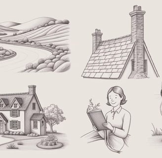 einfache Bleistiftzeichnungen