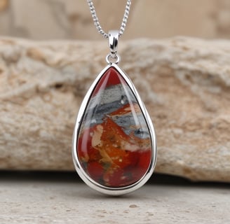 natural stone pendant