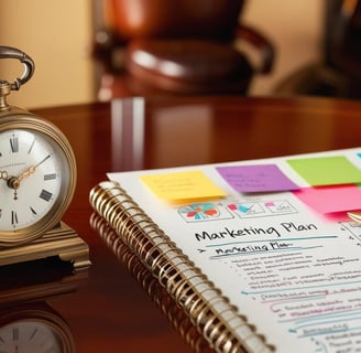 clock-with-a-marketing-plan