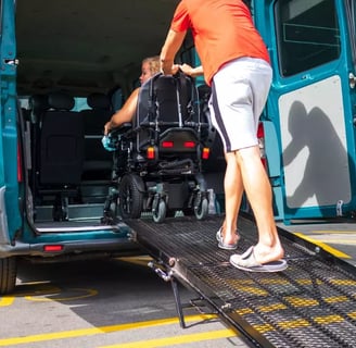 Rampa para furgoneta PMR