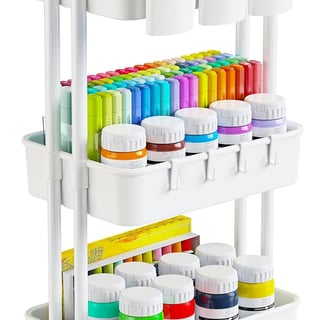 Bring organization and mobility to your creative space. Perfect for artists  crafters.