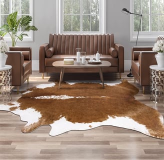 This stunning area rug is designed to infuse any space with a touch of western charm,