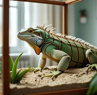 Como cuidar de iguana em casa