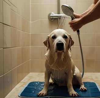 Como dar banho em cachorro idoso com segurança