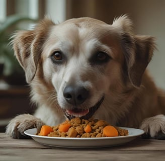 Quantas vezes por dia um cachorro idoso deve comer