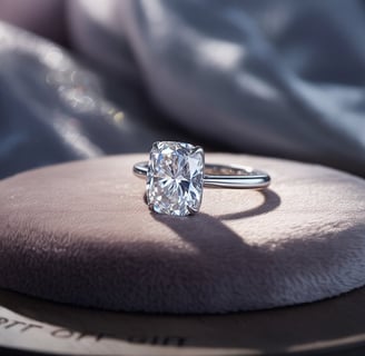 Shambh's Lab Diamond Solitaire Ring