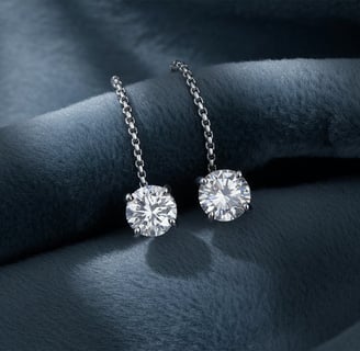 Solitaire Lab Diamond Earring by Shambh