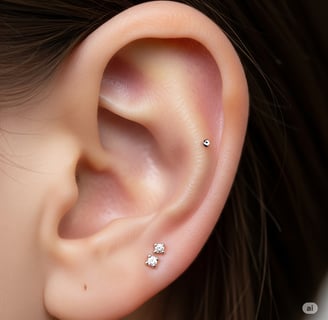 Forward Helix Piercing