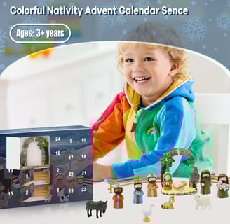 advent calendar with child toys