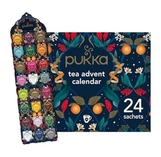 advent calendar containing tea
