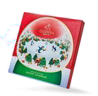 Advent calendar with Godiva chocolates