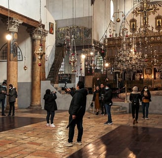 inside Church of the Nativity