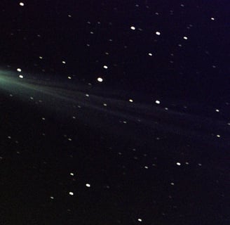comet in space