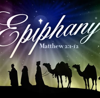 Epiphany image with scripture