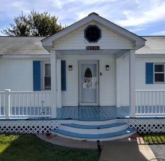 guys power wash & detailing abell md house wash after pressure washing front porch