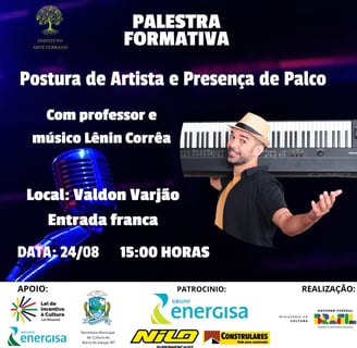 Lenin Correa, bacharel em teclas pela Universidade de Santa Maria (RS)