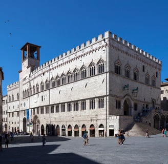 Palazzo dei Priori e sede della Galleria Nazionale dell'Umbria a Perugia