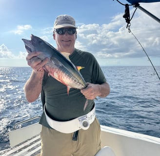 Yellow fin Tuna in  fishing tour with Coral Expeditions Costa Rica