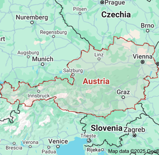 Map of Austria