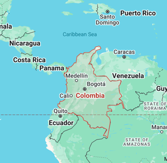 Map of Colombia