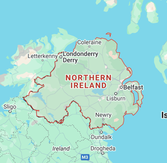 Map of Northern Ireland