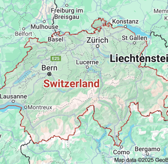 Map of Switzerland