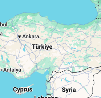 Map of Turkiye