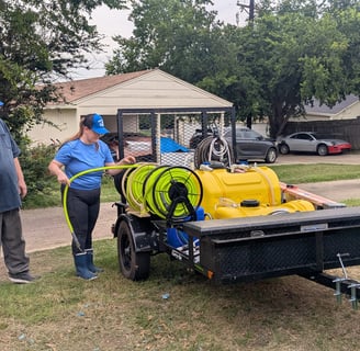 Stony Valley Team wrapping up and preparing for the next job