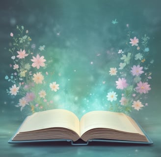 A collection of books neatly arranged on a shelf, featuring titles focused on mindfulness, happiness, and science. The spines display various colors and fonts, reflecting a diverse selection of subjects and authors.