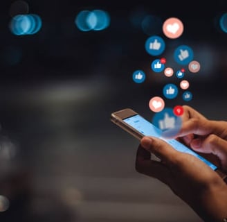 Social Sites in hand 