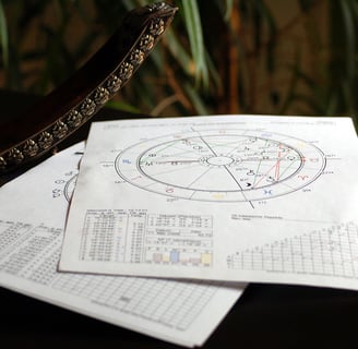 symbolic representation of the natal chart