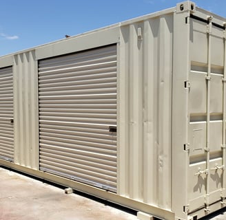 40ft container with roll up doors