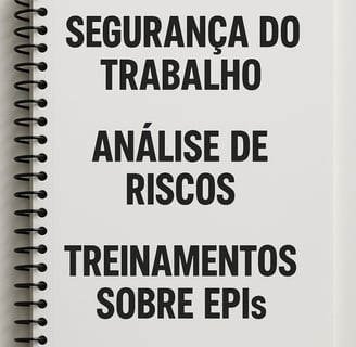 apostila de segurança do trabalho, análise de riscos e treinamentos sobre EPIs