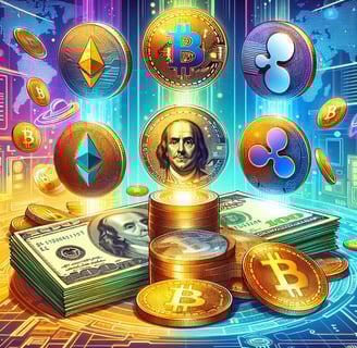 criptomoedas comparado ao dollar