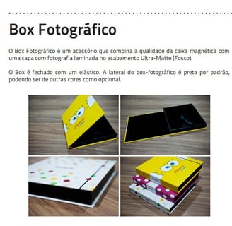 box fotografico álbum infantil
