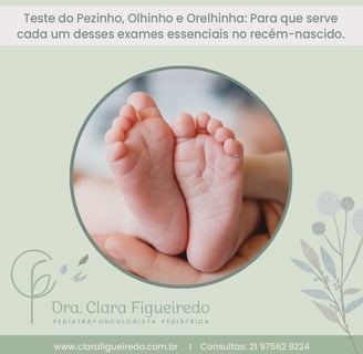 Teste do pezinho - pediatra