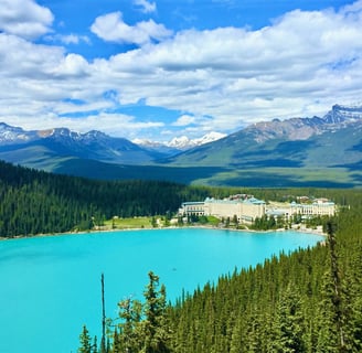 Lake Louise from Fairview Lookout